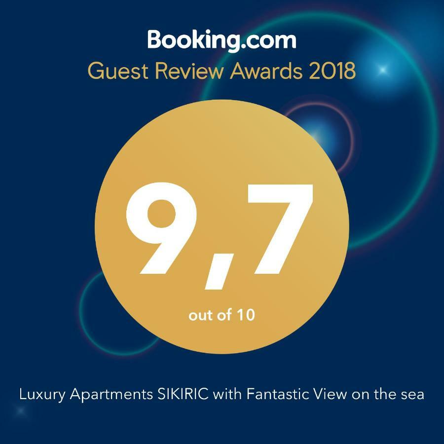 Luxury Apartments Sikiric_2 With Fantastic View On The Sea Bibinje Luaran gambar
